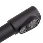 Смеситель для кухни WEZER PRO4C-02-BLACK нержавеющая сталь черный для двух вод