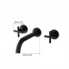 Смеситель для умывальника WEZER VAL10-10-BLACK нержавеющая сталь черный