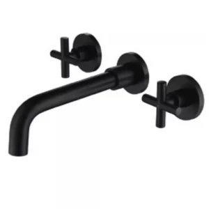 Смеситель для умывальника WEZER VAL10-10-BLACK нержавеющая сталь черный