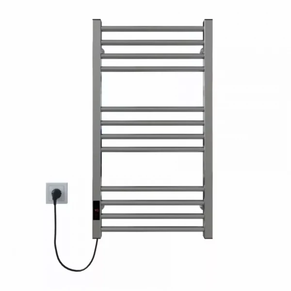 Полотенцесушитель электрический Deffi Lima 400х800 мм 165 Вт хромированный левый