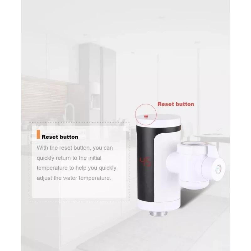 Проточный водонагреватель WEZER RKF-10C с датчиком температуры