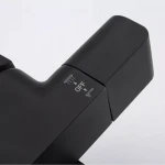 Душевая система с термостатом GAPPO G2407-60 черная с изливом и переключателем на лейку, 3 функции