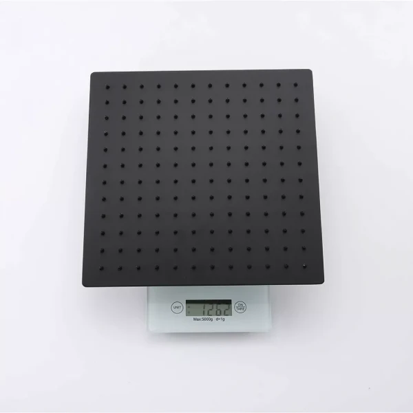 Душевая система с термостатом GAPPO G2407-60 черная с изливом и переключателем на лейку, 3 функции