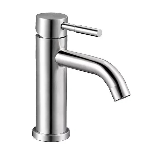 Смеситель для умывальника WEZER EKO1C-01 из нержавеющей стали