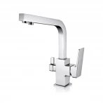 Змішувач для кухні з підключенням фільтра питної води FAOP A4309, хром