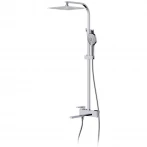 Душевая система FAOP A2409 хромированная с переключателем на лейку на 3 режима