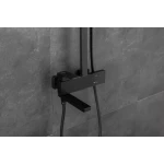 Душова система FAOP A2409-6, вилив - перемикач на лійку, 3-режими, чорний