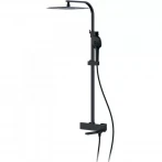 Душова система з термостатом FAOP A2409-60, вилив - перемикач на лійку, 3-режими, чорний