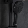 Душова система з термостатом FAOP A2409-60, вилив - перемикач на лійку, 3-режими, чорний