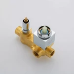 Вбудована душова система FAOP A7109, вилив - перемикач на лійку, 3-режими, хром