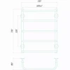 Рушникосушарка електрична Deffi Стандарт 500x700 правий, 120 Вт, хром