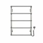 Полотенцесушитель электрический Deffi Стандарт 500x700 120 Вт хромированный правый