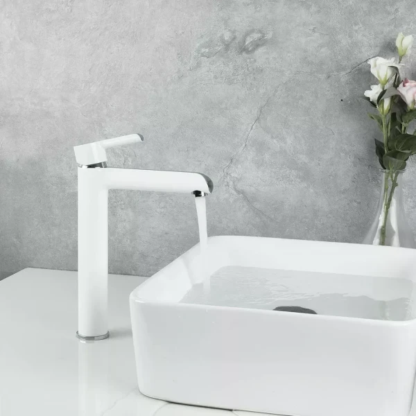 Смеситель для раковины GAPPO G1003-18 белый/хром