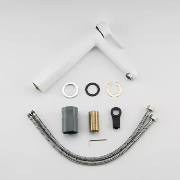 Смеситель для раковины GAPPO G1003-18 белый/хром