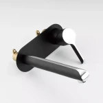 Смеситель для раковины встраиваемый GAPPO G1003-26 черный/хром