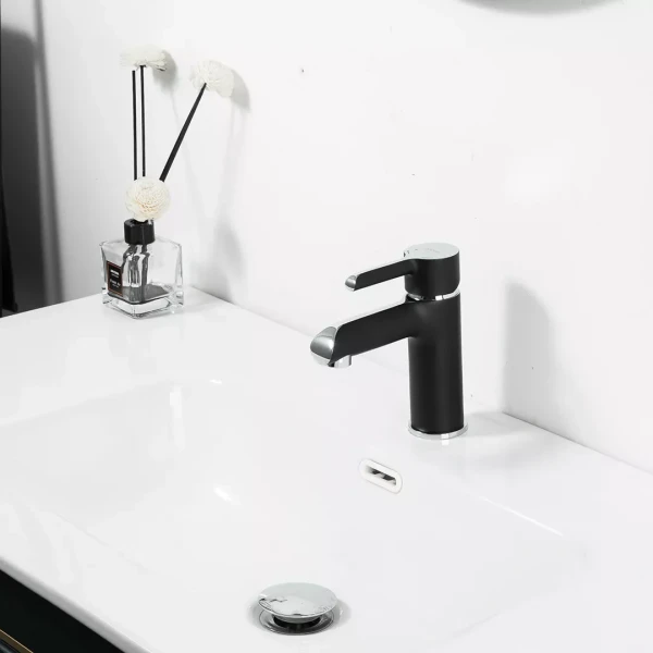 Смеситель для раковины GAPPO G1003-6 черный/хром