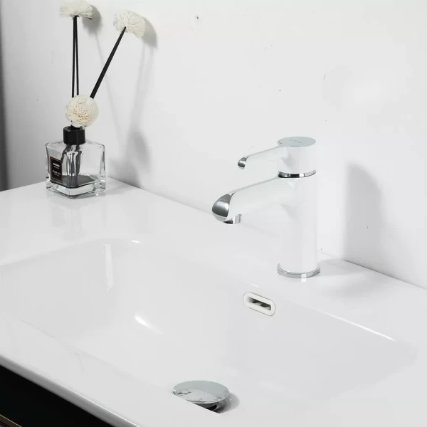 Смеситель для раковины GAPPO G1003-8 белый/хром