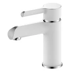 Змішувач для раковини GAPPO G1003-8, білий/хром