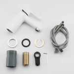 Смеситель для раковины GAPPO G1003-8 белый/хром