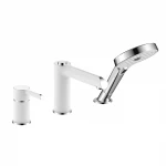 Смеситель для ванны GAPPO G1103-8 белый/хром на борт.