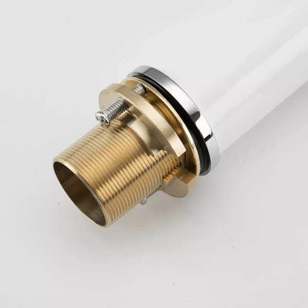 Смеситель для ванны GAPPO G1103-8 белый/хром на борт.