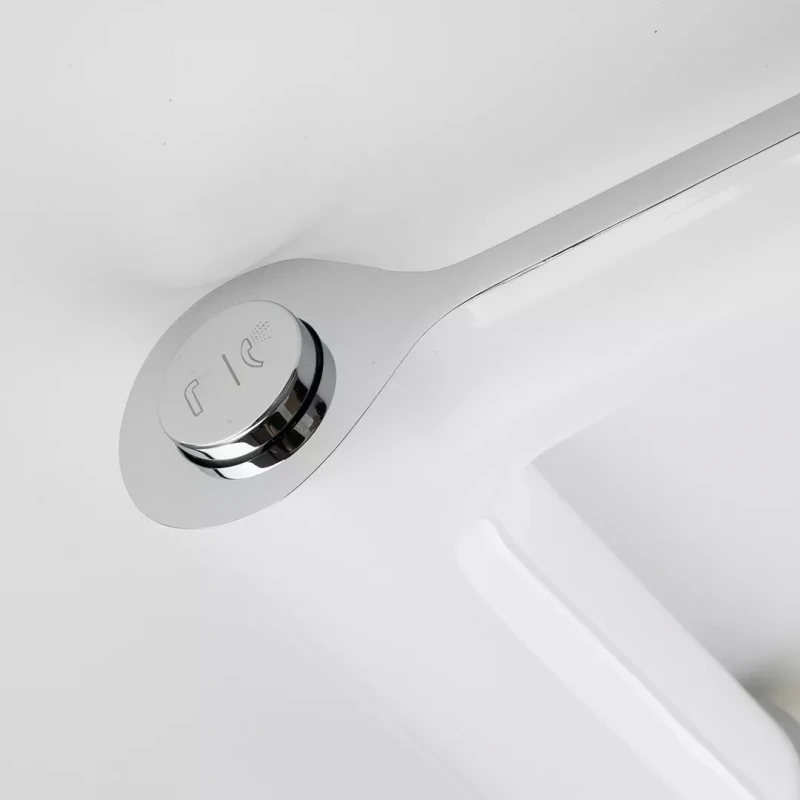 Змішувач для ванни на борт GAPPO G1103-8, білий/хром