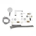 Смеситель для ванны GAPPO G1103-8 белый/хром на борт.