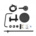 Душевая система GAPPO G2403-6 черная/хром