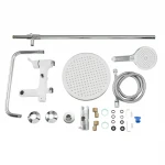 Душова система GAPPO G2403-8, білий/хром