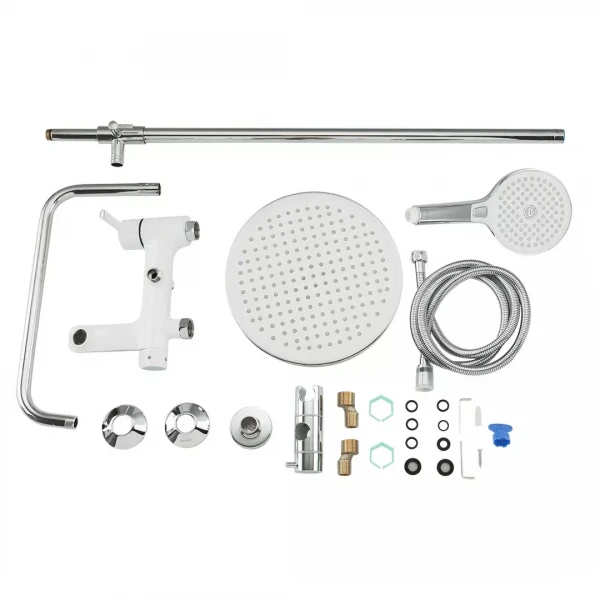 Душова система GAPPO G2403-8, білий/хром