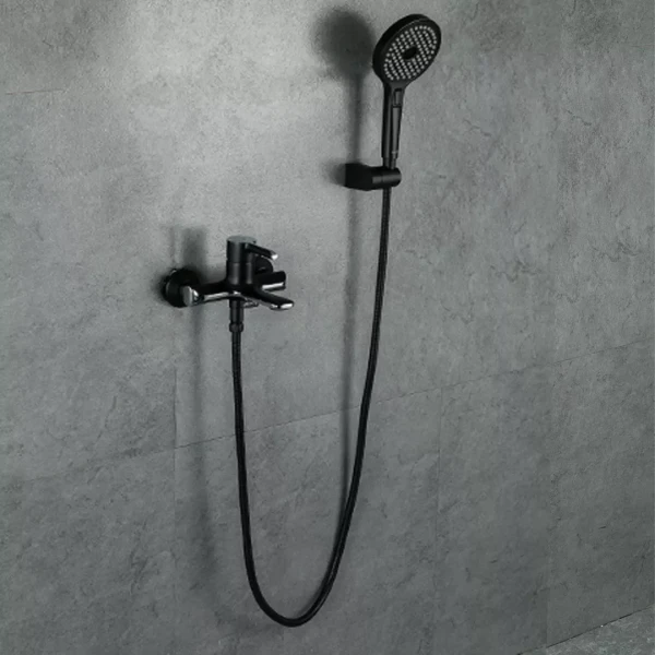 Смеситель для ванны GAPPO G3203-6 черный/хром