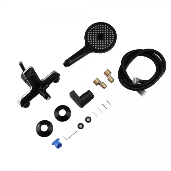 Смеситель для ванны GAPPO G3203-6 черный/хром