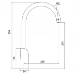 Смеситель для кухни GAPPO G4003-6 черный/хром