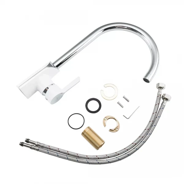 Смеситель для кухни GAPPO G4003-8 белый/хром