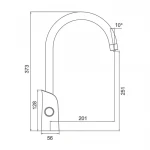 Смеситель для кухни GAPPO G4303-8 белый/хром с подключением фильтра