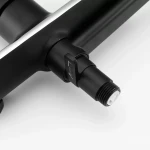 Смеситель для ванны GAPPO G2203-6 черный/хром