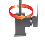 Смеситель для кухни WEZER PRO4-02-GUNGREY оружейная сталь