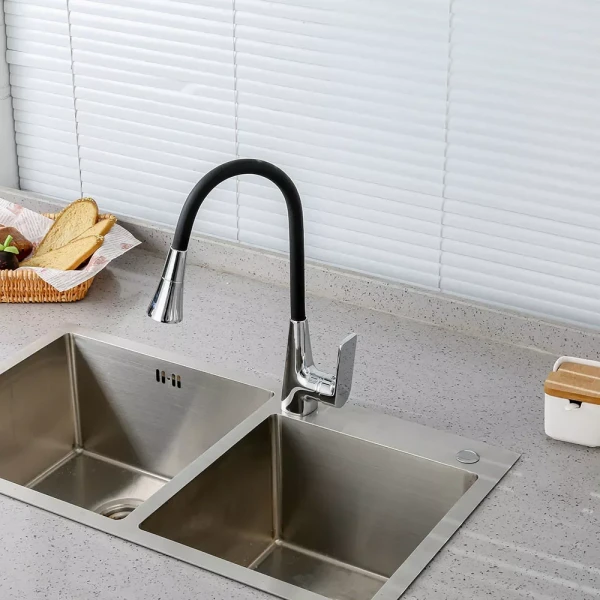 Смеситель для кухни FRAP F4471 с гибким изливом