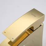 Смеситель для умывальника GAPPO G1007-13 золотой