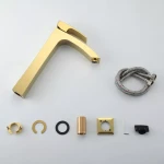 Смеситель для умывальника GAPPO G1007-32 золотой