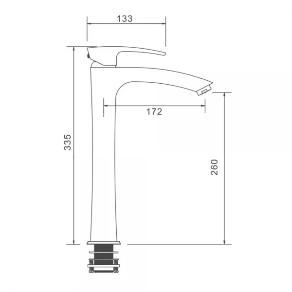 Смеситель для умывальника GAPPO G1007-32 золотой