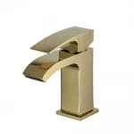 Смеситель для умывальника GAPPO G1007-3 золотой