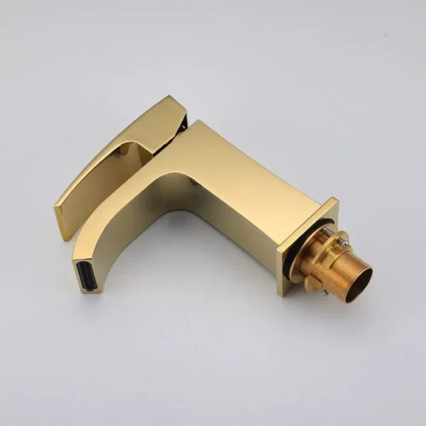 Смеситель для умывальника GAPPO G1007-3 золотой