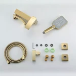 Смеситель для ванны GAPPO G3207-3 золотой