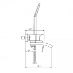 Смеситель для ванны GAPPO G3207-3 золотой