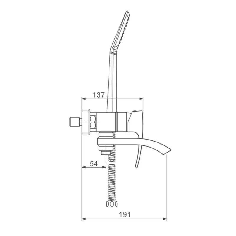 Змішувач для ванни GAPPO G3207-3, золото