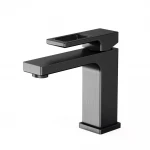 Смеситель для умывальника GAPPO G1017-9 оружейная сталь