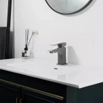 Смеситель для умывальника GAPPO G1007-91 оружейная сталь