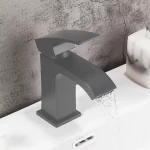 Смеситель для раковины GAPPO G1007-9 оружейная сталь