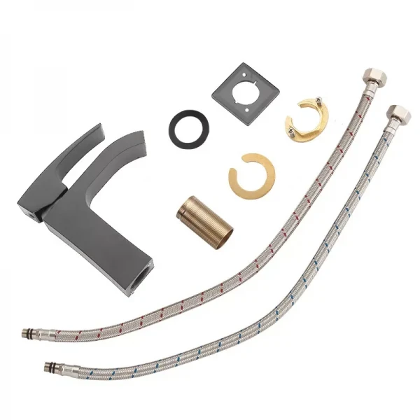 Смеситель для раковины GAPPO G1007-9 оружейная сталь